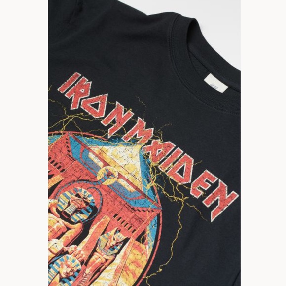 Iron Maiden Powerslave Oversized Womens Tee - Picture 2 of 3